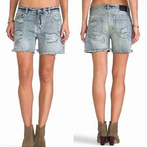 Ksubi x Revolve NWT Boyfriend Shorts in Midnight and Dusted Size 31